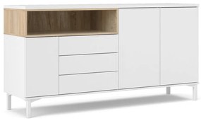 Fehér komód 176x90x49 cm Roomers – Tvilum