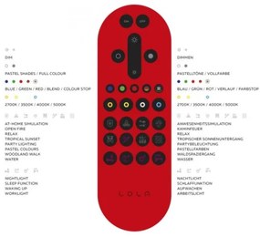 Leuchten Direkt 14743-16 - LED RGB Dimmelhető lámpa JUPI LED/28W/230V + távirányító