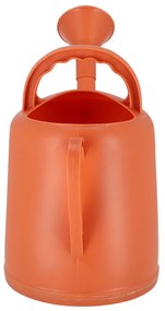 Műanyag kültéri locsolókanna, téglavörös, 10 literes