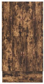 Ágykeret tárolóval Füstölt tölgy 226.5 x 120 x 31.5 cm Faanyag