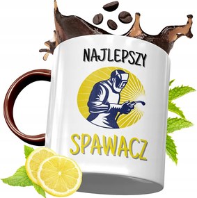 Bordó Bögre Hegesztőnek Születésnapi Ajándék fényképes nyomtatással