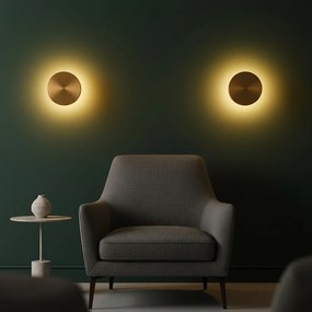 Aura 15520-M antik fém LED falilámpa