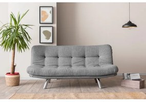 BINA kétszemélyes kinyitható kanapé – világosszürke