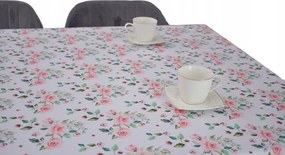 Abrosz Foltálló 100X240 Fehér Tea Rózsák Abrosz Az Asztalra