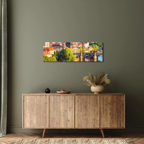 Kép - Prága II. (órával) (90x30 cm)