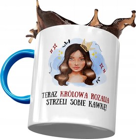 Kék Bögre Rozáliának Barátnőnek Ajándék Nyomtatott Fotóval