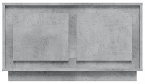 betonszürke szerelt fa TV-szekrény 80x35x45 cm