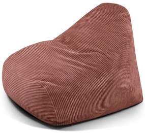 Téglavörös kordbársony babzsákfotel Snug 100 – SLOWDOWN