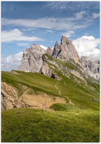 Poszterek 70x100 Bárány a hegyekben Hegyek Kilátás