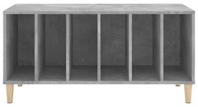 betonszürke szerelt fa hanglemezszekrény 100 x 38 x 48 cm