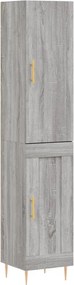 vidaXL szürke sonoma szerelt fa magasszekrény 34,5 x 34 x 180 cm