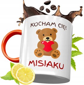 Narancssárga Bögre Valentin Napra Lányoknak, fényképes nyomattal