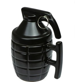 KIK Gránát bögre 350 ml, fekete, KX7867