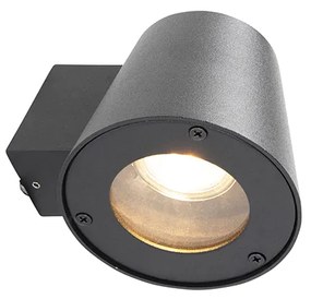 Modern kültéri fali lámpa fekete IP44 - Skittle