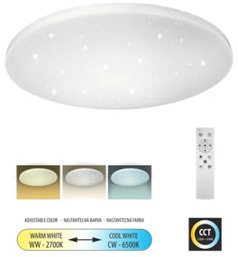 LED Dimmelhető mennyezeti lámpa IPOLY LED/60W/230V 2700-6500K  + távirányító