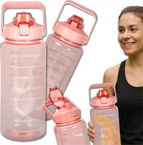 Tressari Nagy motivációs kulacs, kulacs vizespalack fogantyúval, 2000 ml