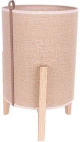 Spot-Light 73719174 - CASIOPEA asztali lámpa 1xE27/40W/230V tölgy