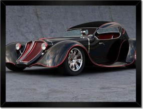 Poszterek keretben 40x30 Hot Rod Autó