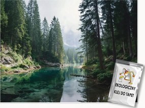 Fotótapéta Erdő Folyó Természet Tájkép Hálószoba Nappali Tapéta Flizelina 200x140