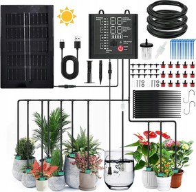 Napelemes Öntözőrendszer Automata Növények Virágtartók