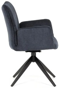 Étkezőszék kék szövetkárpittal. HC-993 BLUE2