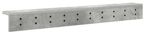 Fali Kabáthorog Beton szürke 100 x 10.5 x 10.5 cm Faanyag