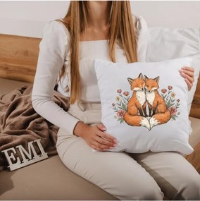 EMI Fox Love díszpárna 40x40 cm