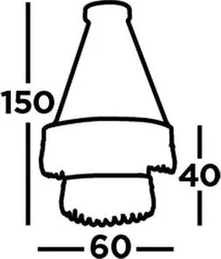 Függeszték Arany JEWEL SEARCHLIGHT 19210-2GO