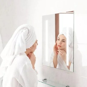 LED fürdőszobai fűtött világított tükör LED/17W/230V IP44