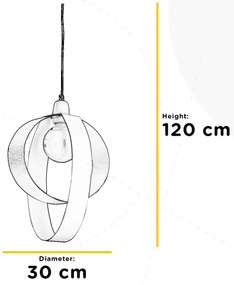 ONLI - Csillár zsinóron SERENA 1xE27/22W/230V fehér