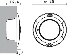 Novolux BELT 030A-L0427D-01 Medencelámpa 1x27W/LED RGB IP68