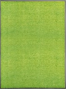 vidaXL zöld kimosható lábtörlő 90 x 120 cm