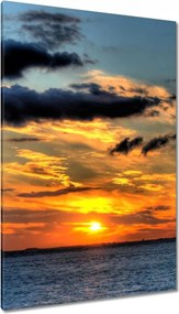 Vászonkép 80x120 Lenyugvó nap