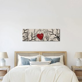 Kép - egy szerelmes pár (órával) (90x30 cm)