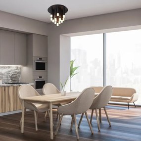 Rabalux 71354 - Mennyezeti lámpatest RAMIRA 13xG9/5W/230V fekete