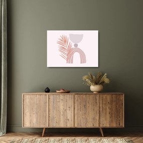 Üveg kép - Lila minimalizmus N⁰1 (70x50 cm)