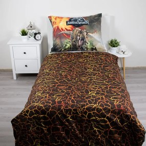 Jurassic World Volcano ágyneműhuzat 140×200cm, 70×90 cm microfibre