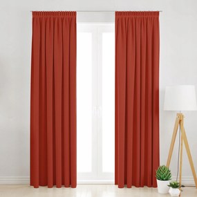 Sötétítő Függöny Szalagon 145X220 Vörös