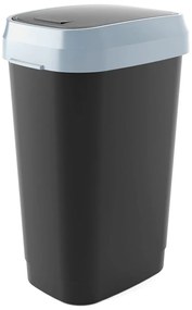KIS Hulladékgyűjtő Dual Swing Bin L fekete, 50 L