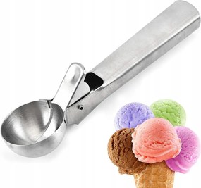 Fagylalt gombóckészítő kanál rizs desszertek acél átmérő B1669