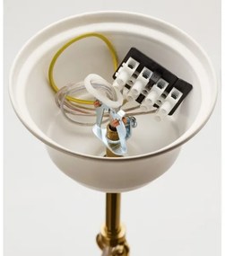 Jupiter 2084 - láncos csillár SAMBA 5xE27/15W/230V fehér/arany