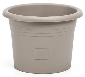 Plastia Öntözés nélküli virágcserép Narza átmérő30 cm, taupe, 30 cm átmérőjű