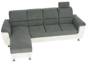Sarokkanapé Stan kicsi (fehér + szürke) (B). 794266