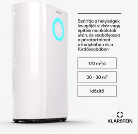Klarstein Páramentesítő DryFy Pro 20 Kompressziós 20 l/n 20 - 30 m²