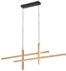 RÁBALUX 72366 SEVERINE Modern Led Függesztett Lámpa Fekete/ Arany IP20
