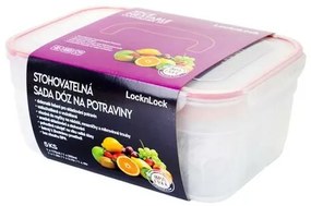 LOCKnLOCK Élelmiszer-tartályok készlete Locktéglalap , 5 db