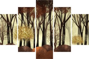 Kép - Dekoratív erdő (150x105 cm)