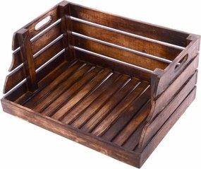 Kerti fa tároló doboz 2 db VINTAGE DIVERO - barna