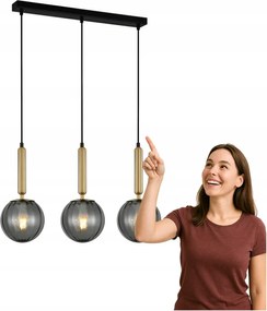 Ravena függőlámpa PND-2324-3L Bro+sg Italux