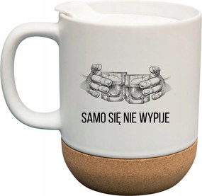 Fehér Bögre Parafa Vicces Ajándék Apák Napja Nem Iszik Magától